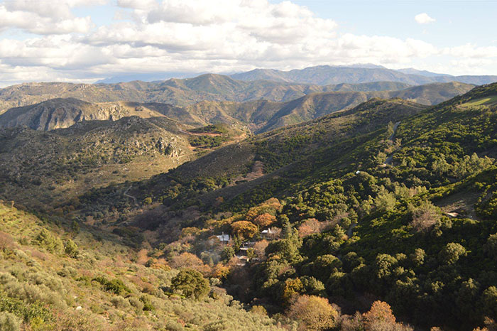 Winter Colors in Milia Ecotourism Traditional Hotel