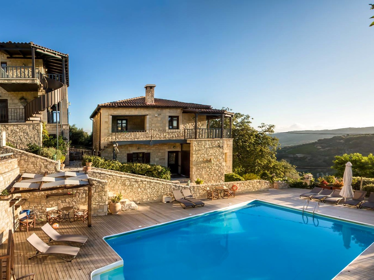 Asion Lithos Traditional Stone Houses At Kato Asites Village