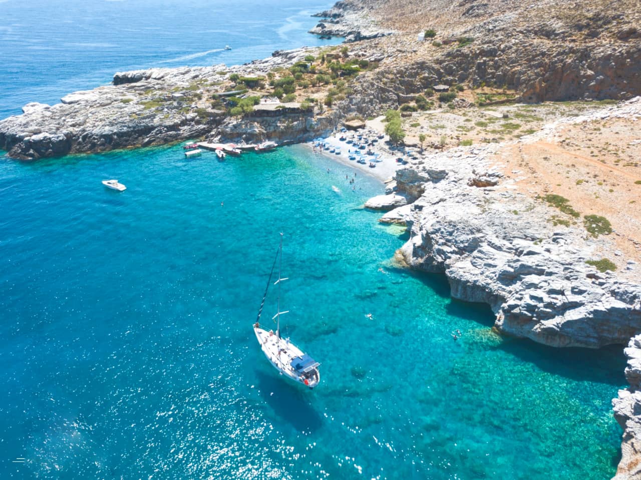 Daily Sailing Cruise On The Top Coasts of South Chania Crete