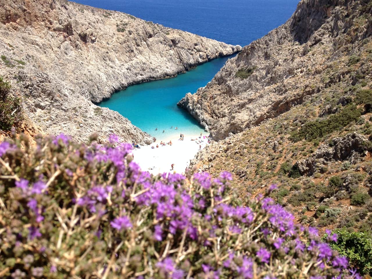 The Beach of Seitan Limania - Chania Crete