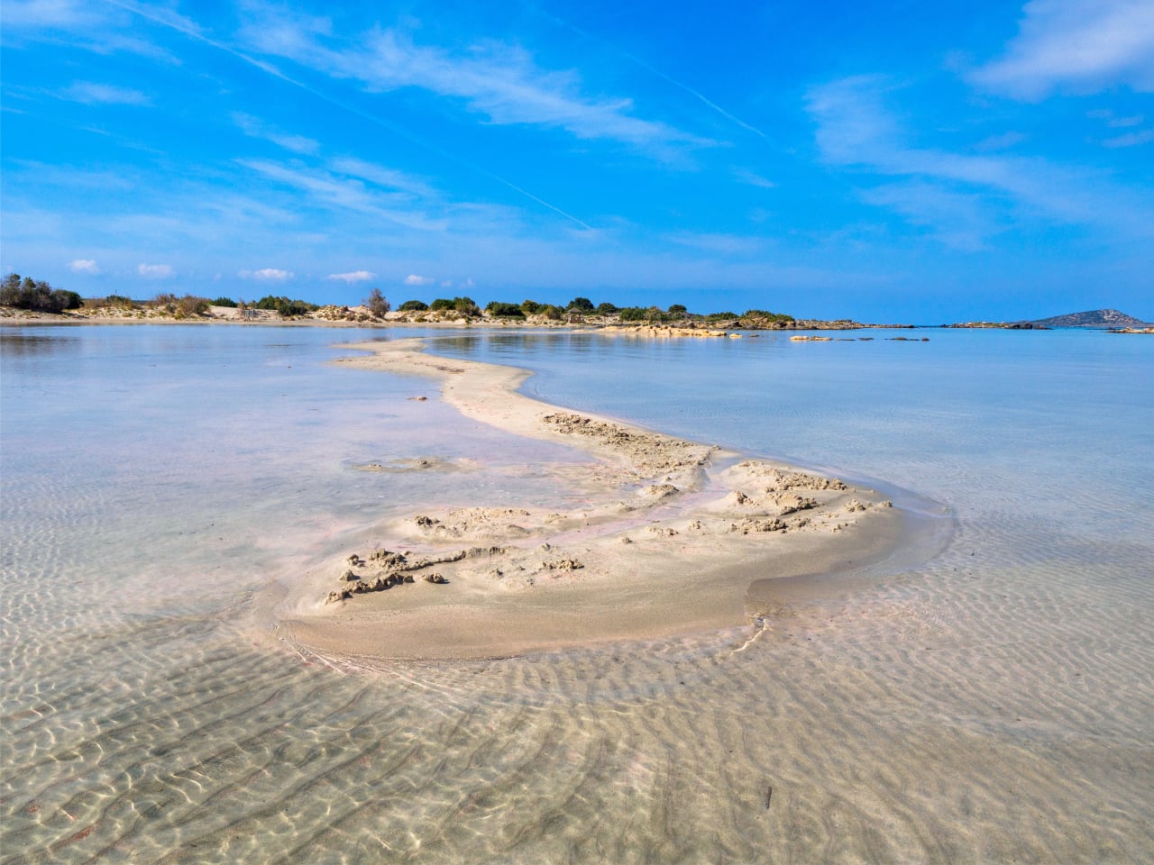 Elafonisi, the Pink Beach in Crete is a Natura 2000 Protected Area