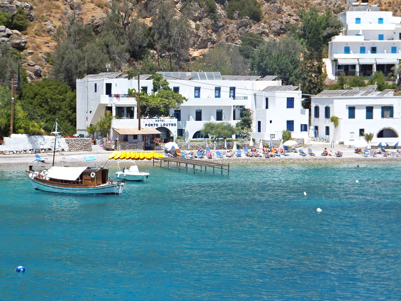 Porto Loutro Hotel - New Rates On Line Book Early