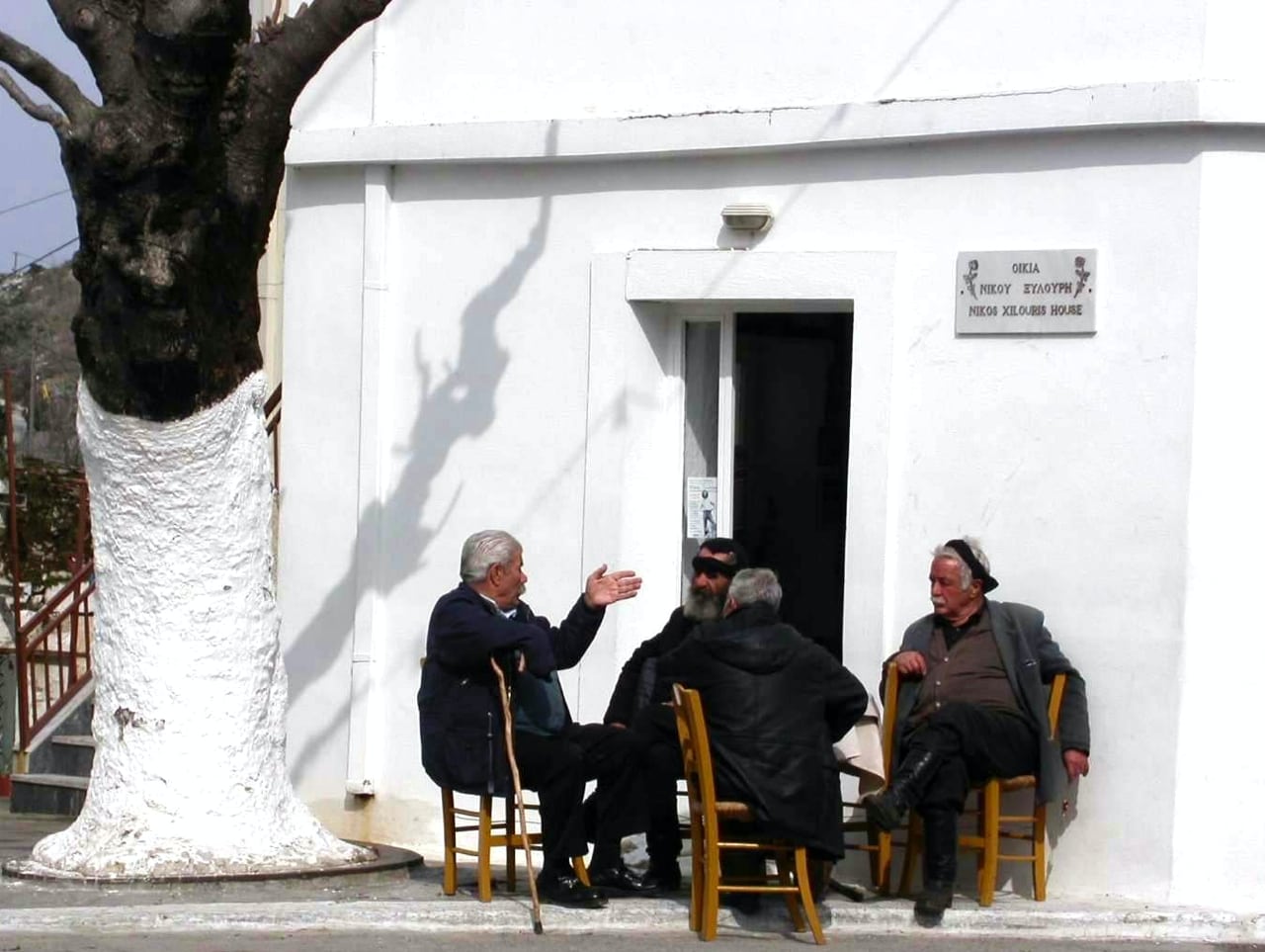 Anogia Or Anoyia Historic Village in Rethimno