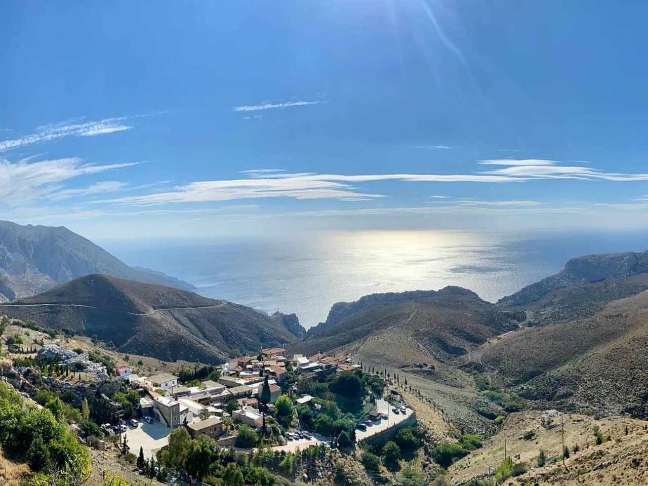 Panoramic Photo Of Thalori Traditional Village - Crete