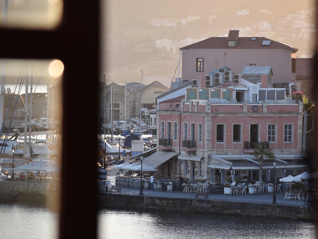 Through the window ...