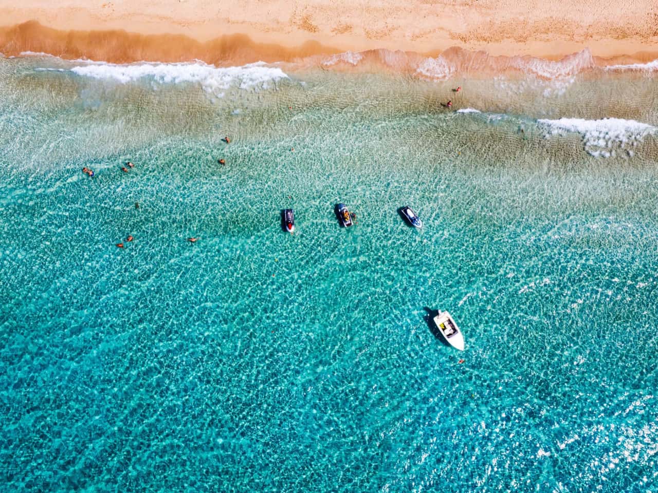 Where blue sea meets pink sand… Falasarna beach