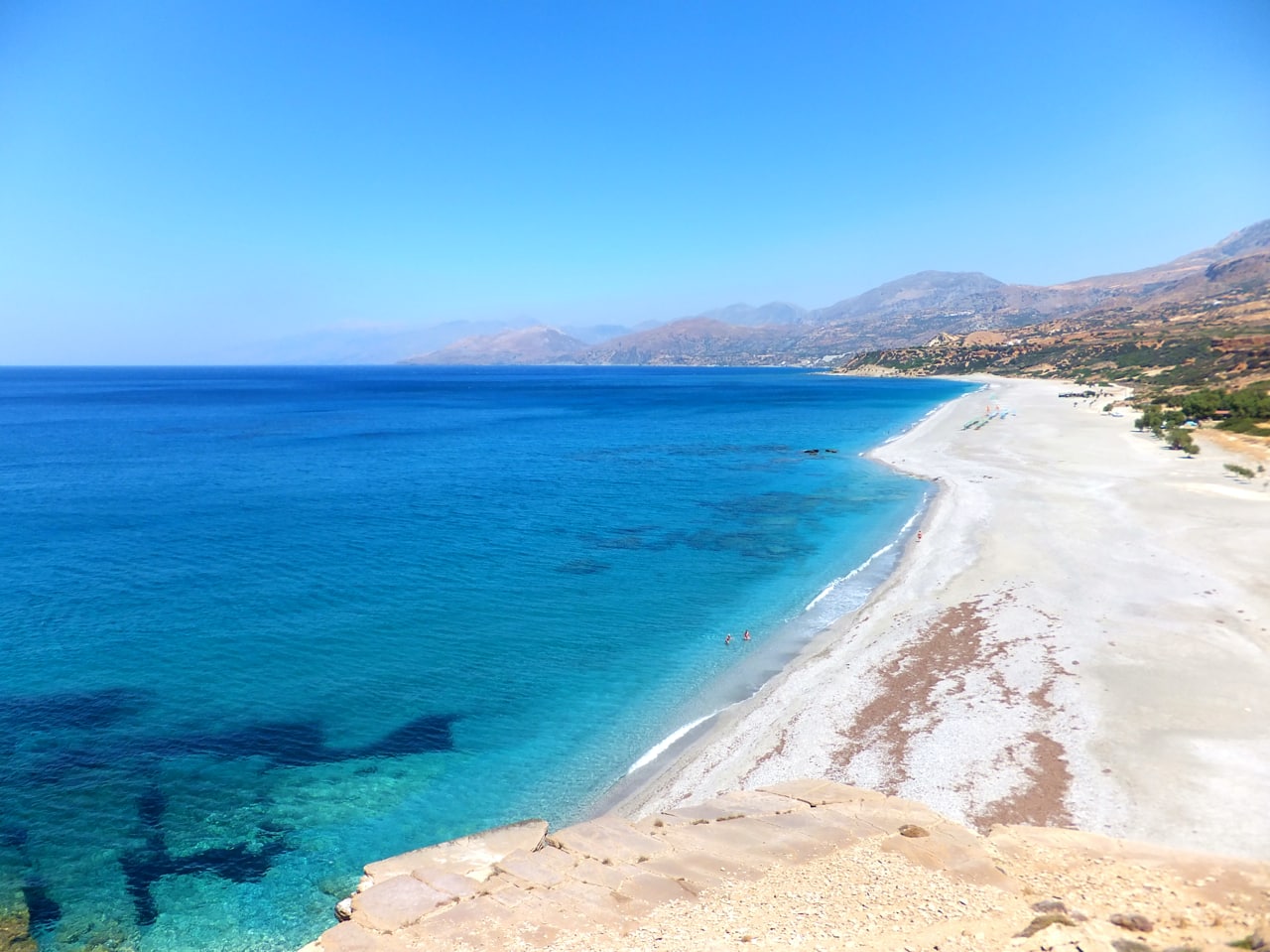 Triopetra beach in south Rethimno Crete