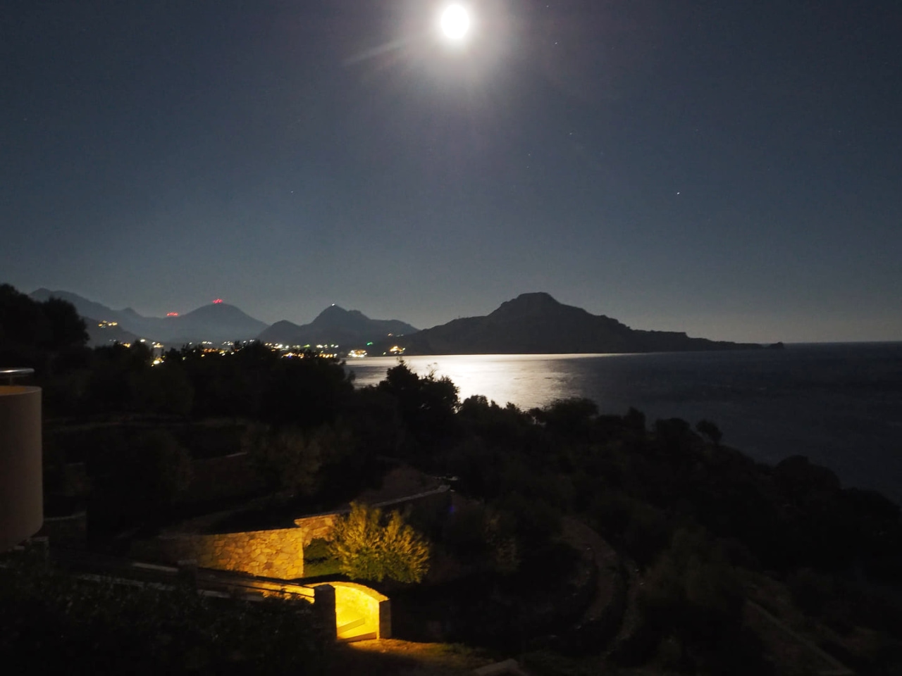 Full moon over Plakias - South Rethimno - Crete