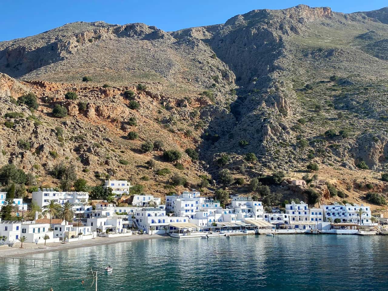 Sunny Kalimera from magical Loutro Village - South Chania