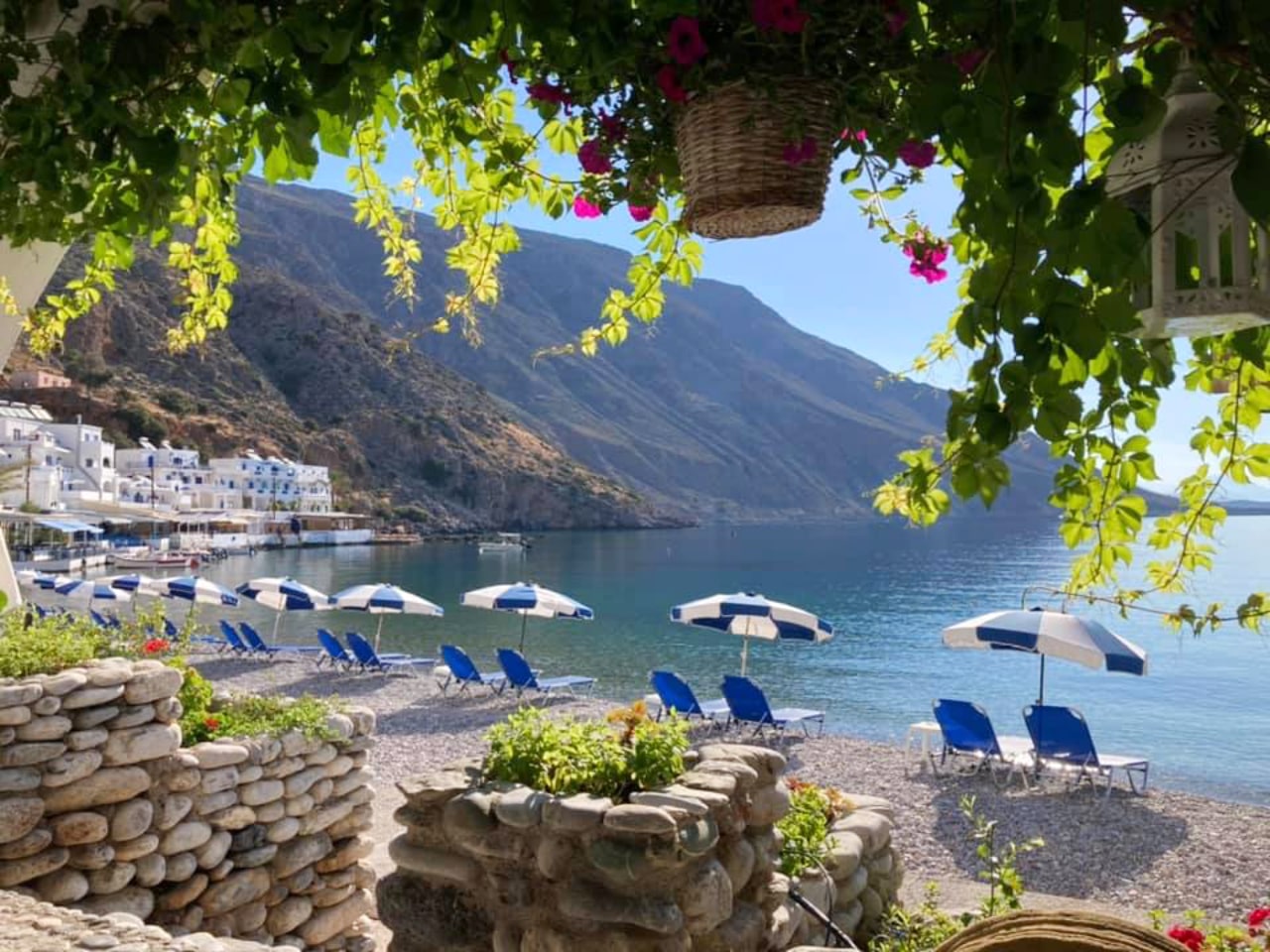 Kalimera from lovely Loutro Village - South Chania