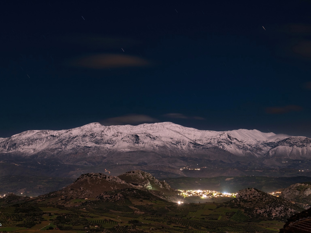 Crete in Winter ... snow in Ida Mountains - Psiloritis