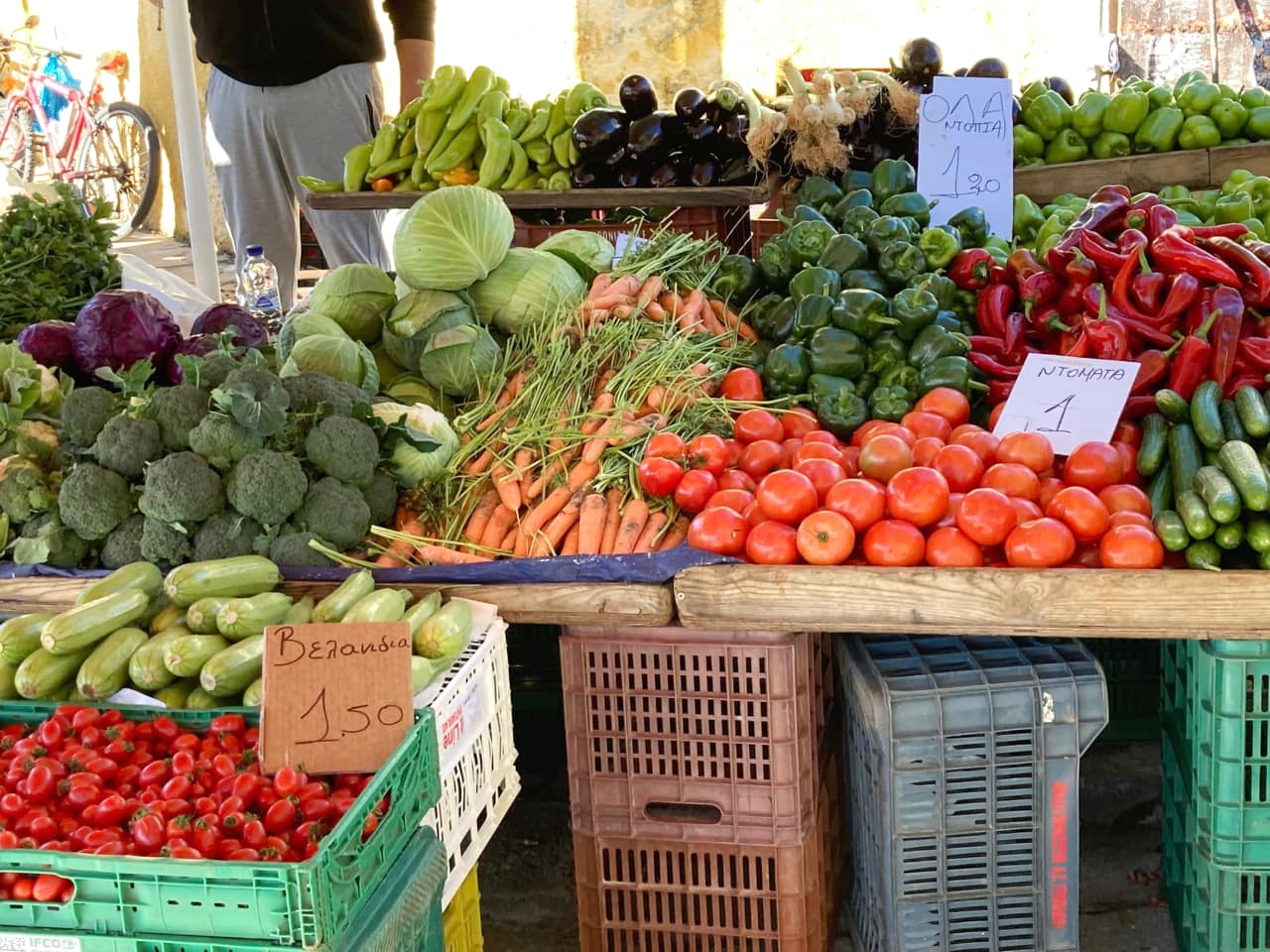 Farmers Market In Chania Town - Crete