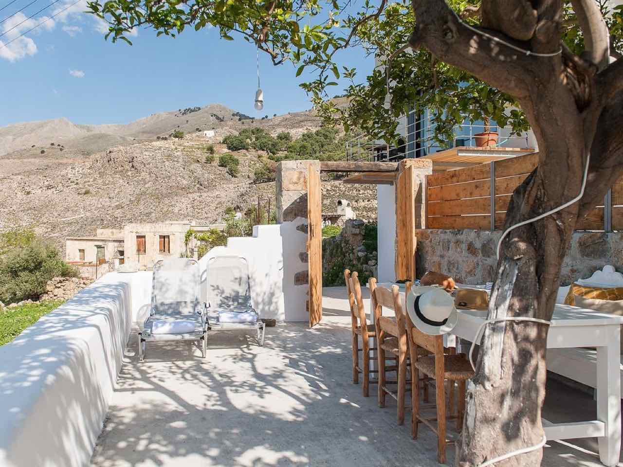 Notos Well Studio-House Sfakia Village a Mix of Modern & Traditional Elements