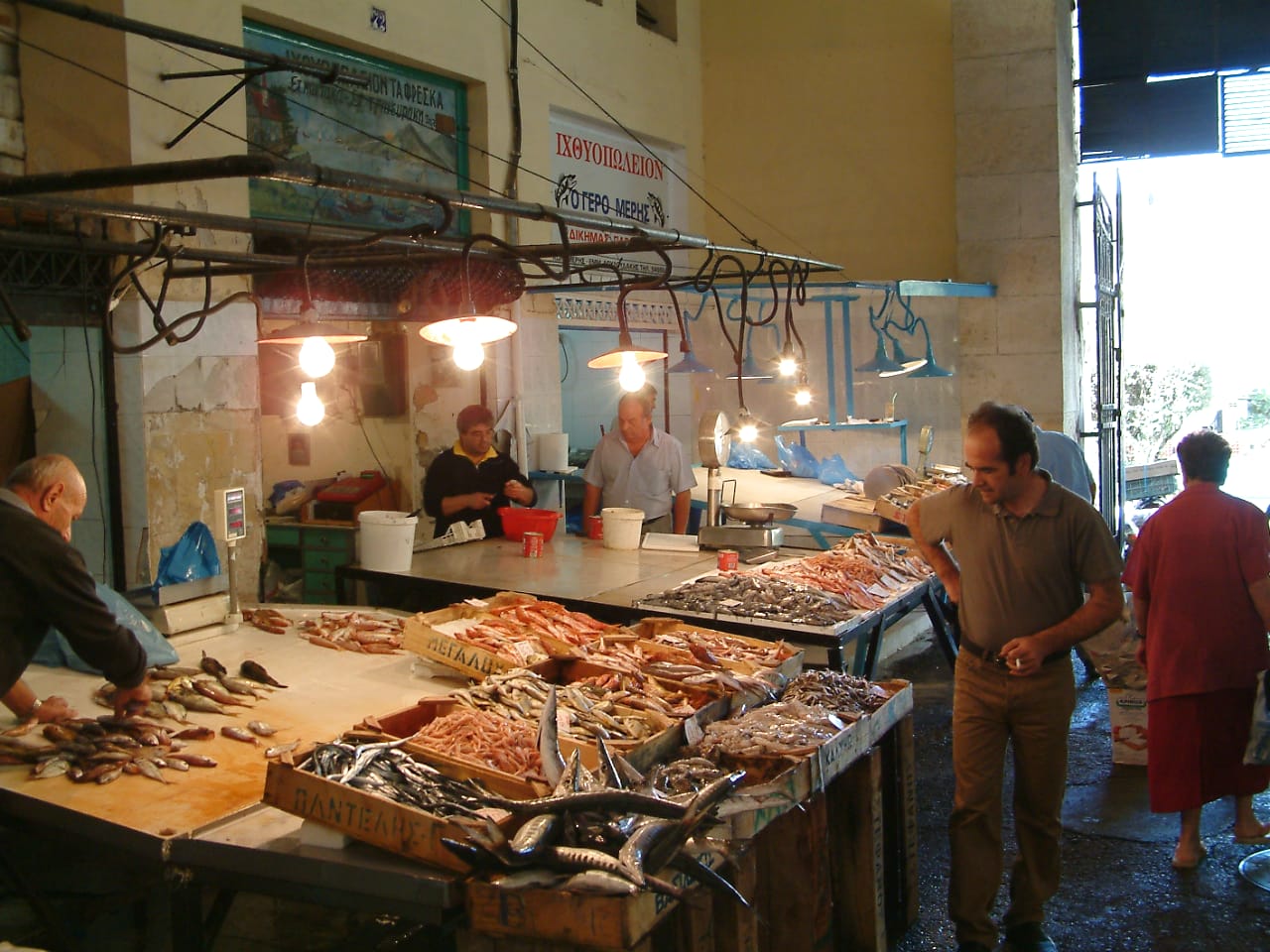 old market chania crete
