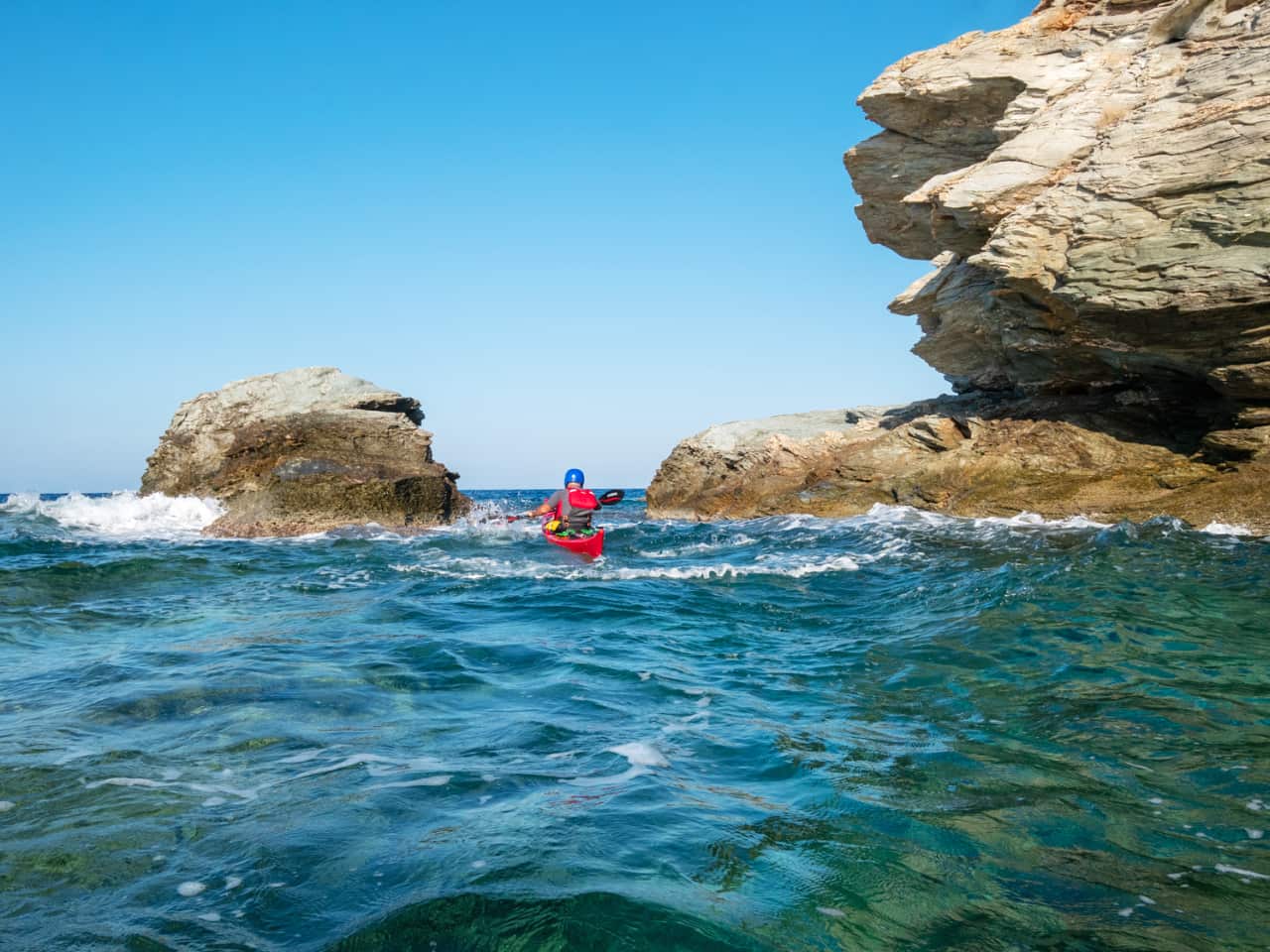 Sea Kayaking - Level 2 Sea Kayak Course, Level 2 Sea Kayak Course crete, Sea Kayaking best course crete, sea kayak lesson nearby heraklion