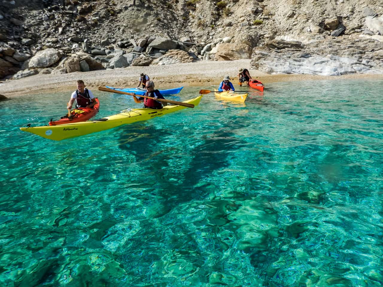 sea kayak daily trip agia pelagia lygaria, sea kayak trips crete, sea kayak best trips heraklion crete, activities heraklion crete, best activities iraklion crete