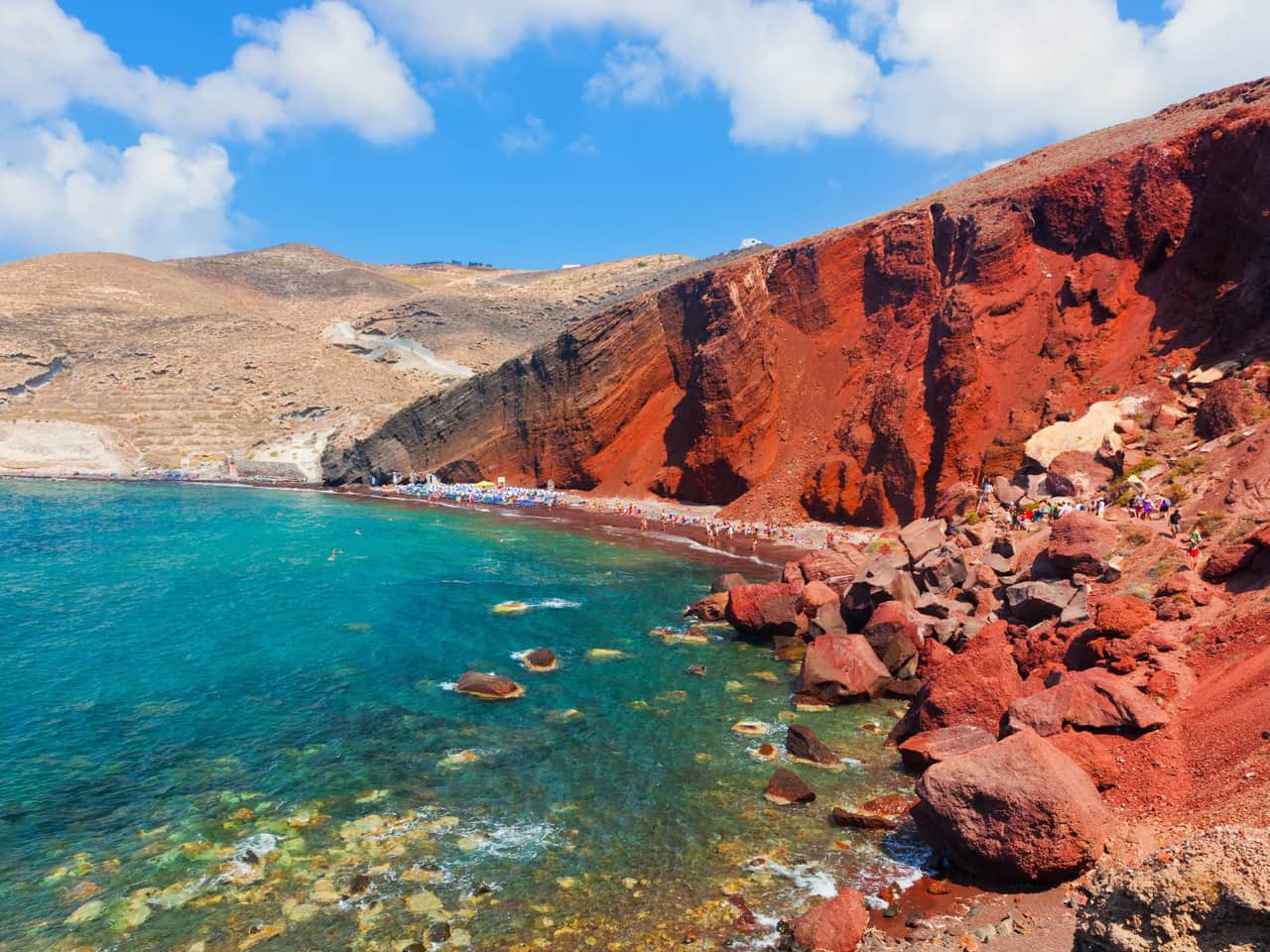 red beach santorini, One Day Tour to Amazing Santorini Island from Heraklion, heraklion ferry boat trip santorini, visit santorini from crete, heraklion to santorini ferry tickets, heraklion santorini best excursion to book, best island to visit from crete