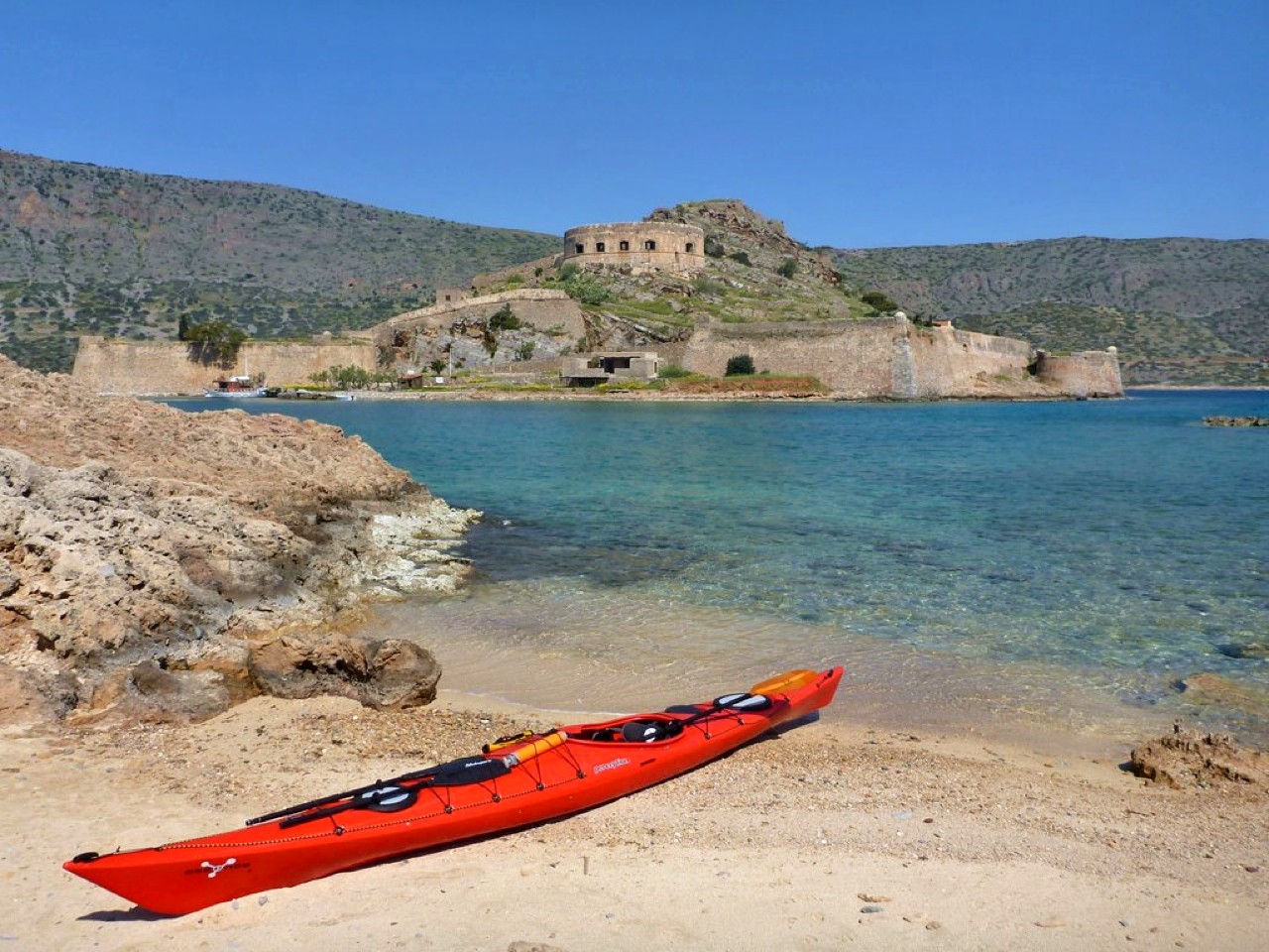 sea kayak trip elounda spinalonga, east crete sea kayak daily trips, best sea kayak elounda spinalonga, activities crete lasithi, activities elounda spinalonga