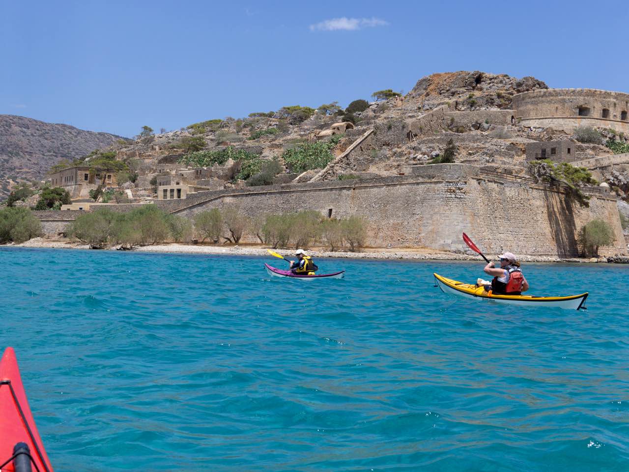 sea kayak trip elounda spinalonga, east crete sea kayak daily trips, best sea kayak elounda spinalonga, activities crete lasithi, activities elounda spinalonga