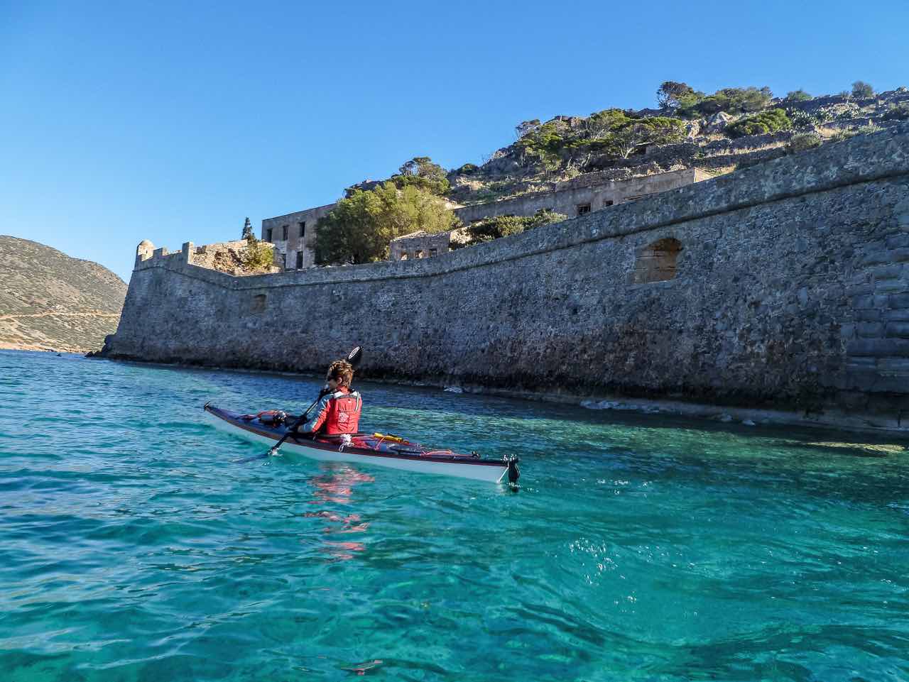 sea kayak trip elounda spinalonga, east crete sea kayak daily trips, best sea kayak elounda spinalonga, activities crete lasithi, activities elounda spinalonga