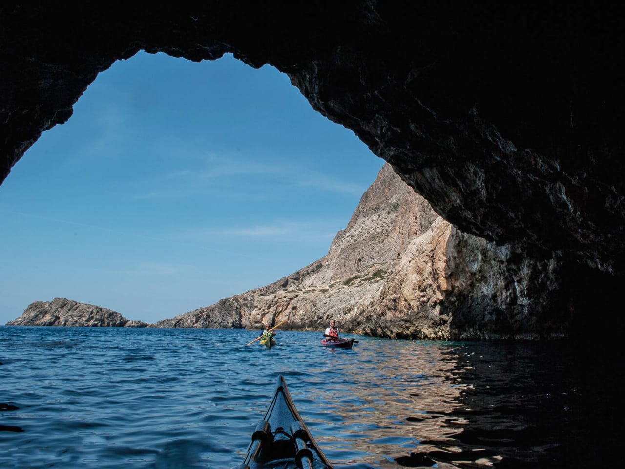 Sea Kayak Kaloi Limenes Lentas, best day trip sea kayak, sea kayak kali limenes matala agia galini, best sea kayak trip crete