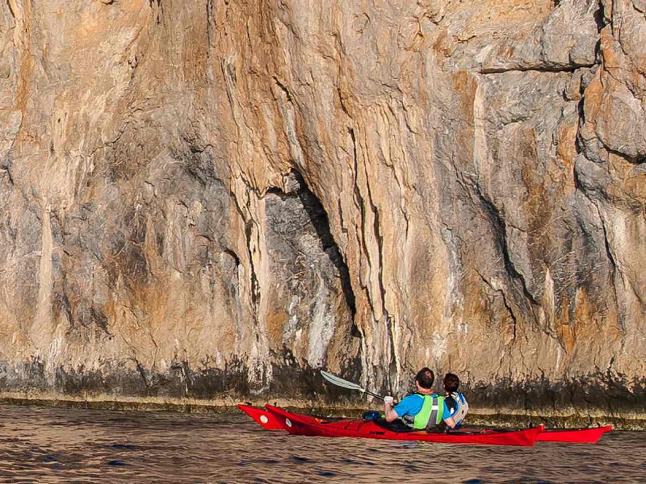 Sea Kayak Kaloi Limenes Lentas, best day trip sea kayak, sea kayak kali limenes matala agia galini, best sea kayak trip crete