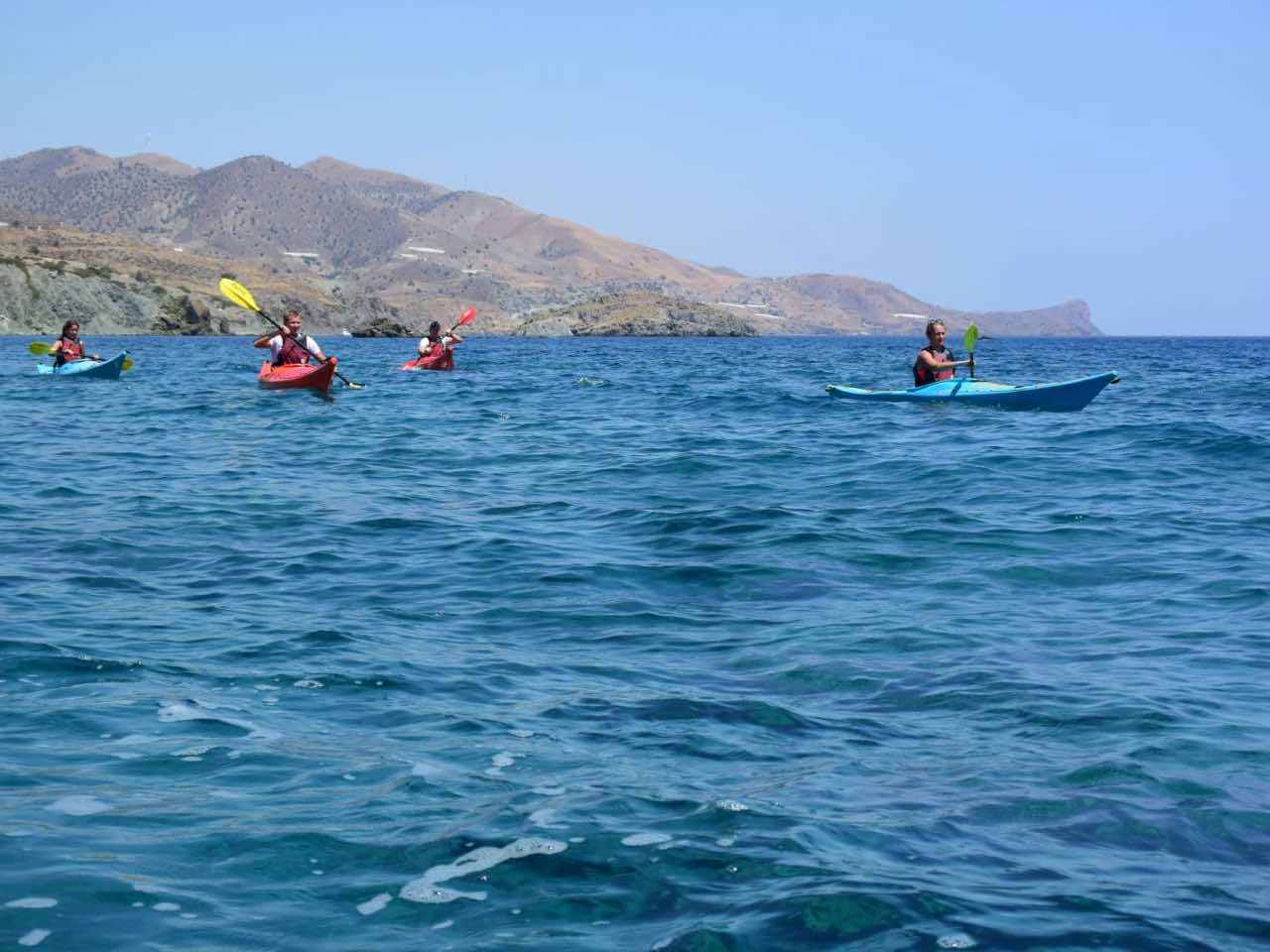 Sea Kayak Kaloi Limenes Lentas, best day trip sea kayak, sea kayak kali limenes matala agia galini, best sea kayak trip crete