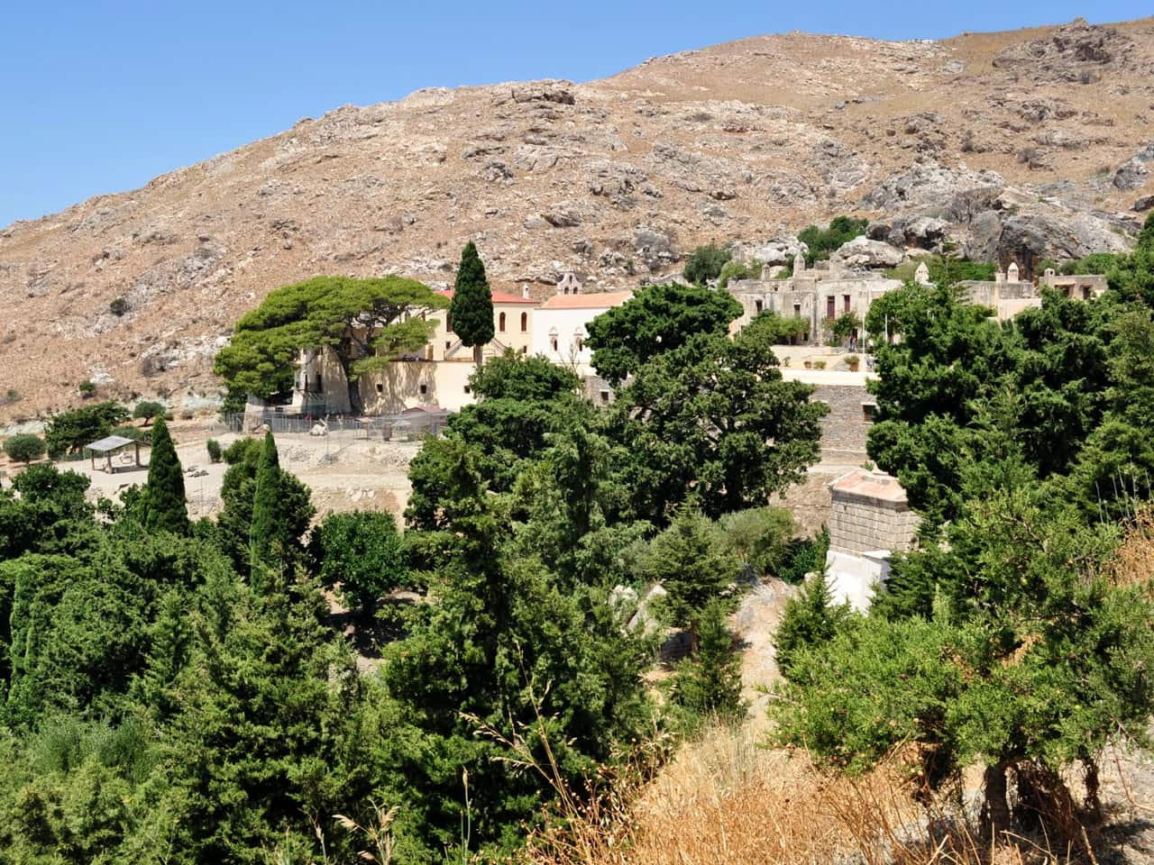 The historic Monastery of Preveli, preveli monastery rethimno, Best Private Tour to Preveli Monastery and Preveli Palm Forest Beach