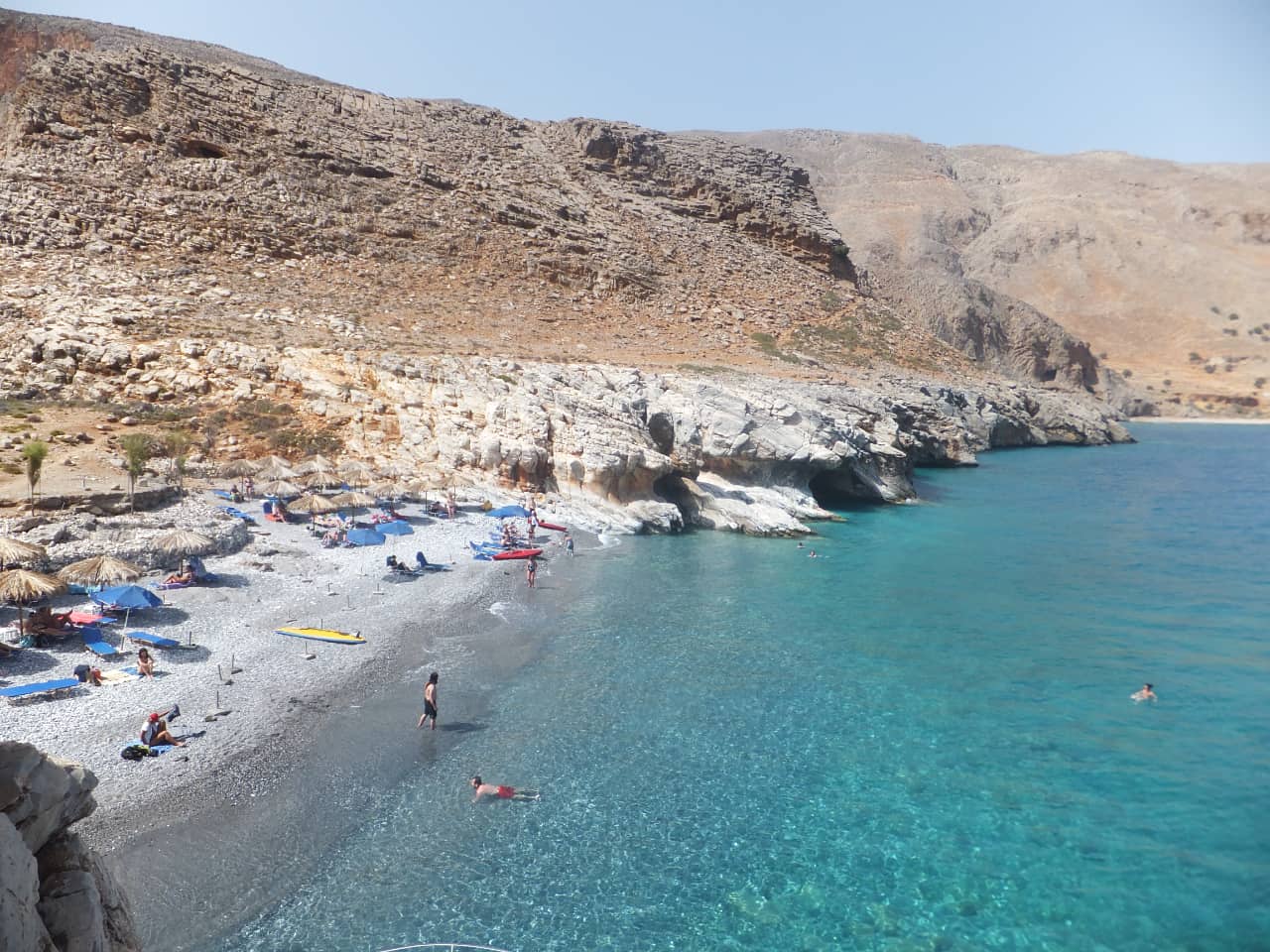 Boat Trip to Glyka Nera Beach, Marmara Beach & Loutro Village, best boat trips south chania, best boat trip sfakia village, sfakia boat trips, marmara beach restaurant boat trip, half day boat trip south chania crete