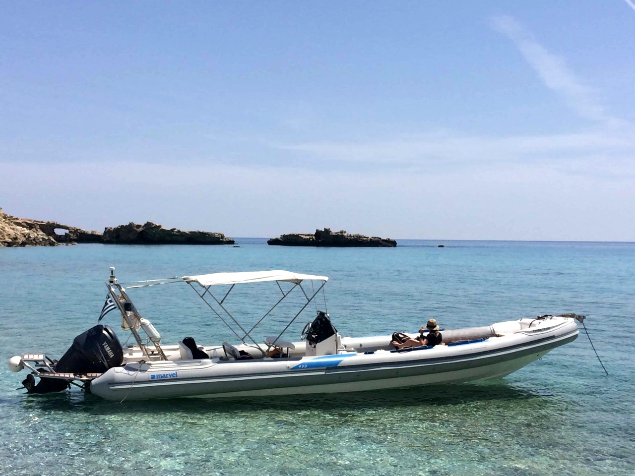 Boats used: BWA (10m/280hp) or Marvel (10m/250hp), boat trip to gavdos island 