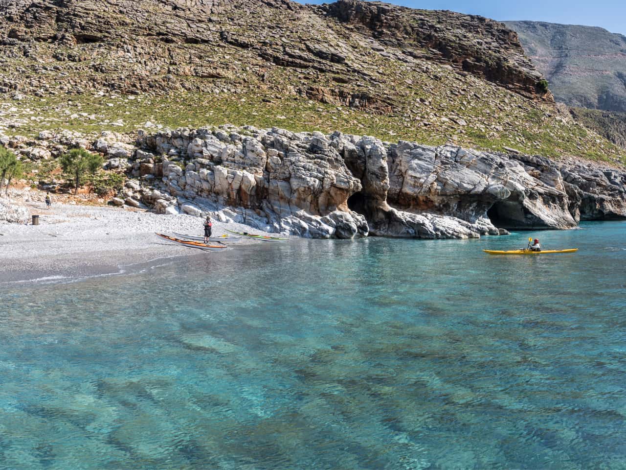 7 Days Sea Kayak Trip Western Crete, activities crete, activities chania crete, sougia village, loutro village, sfakia village, loutro village, marmara beach, agia roumeli village, samaria gorge, aradena gorge, best things to do crete