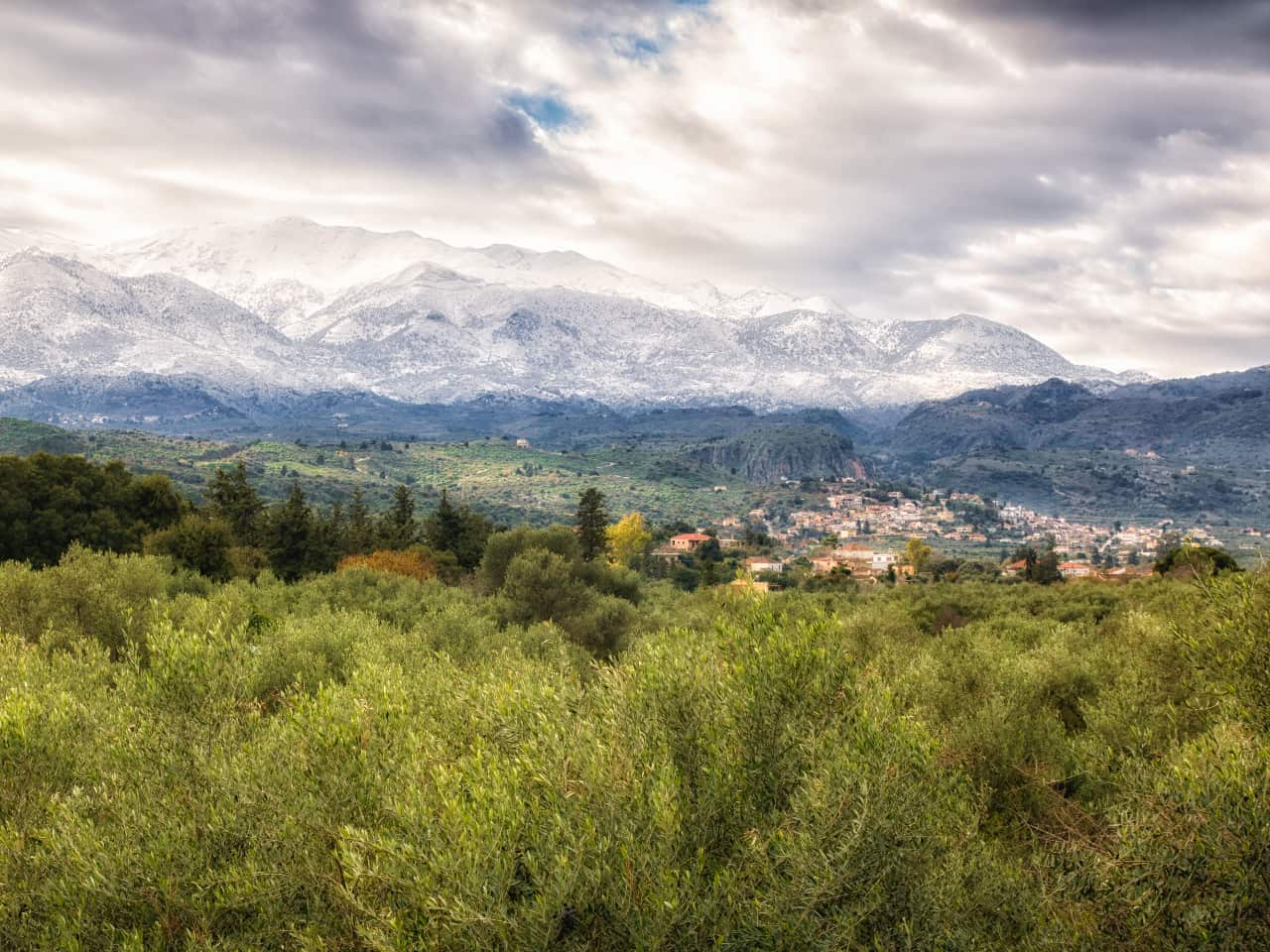 Armenoi Village in Apokoronas Region of Chania