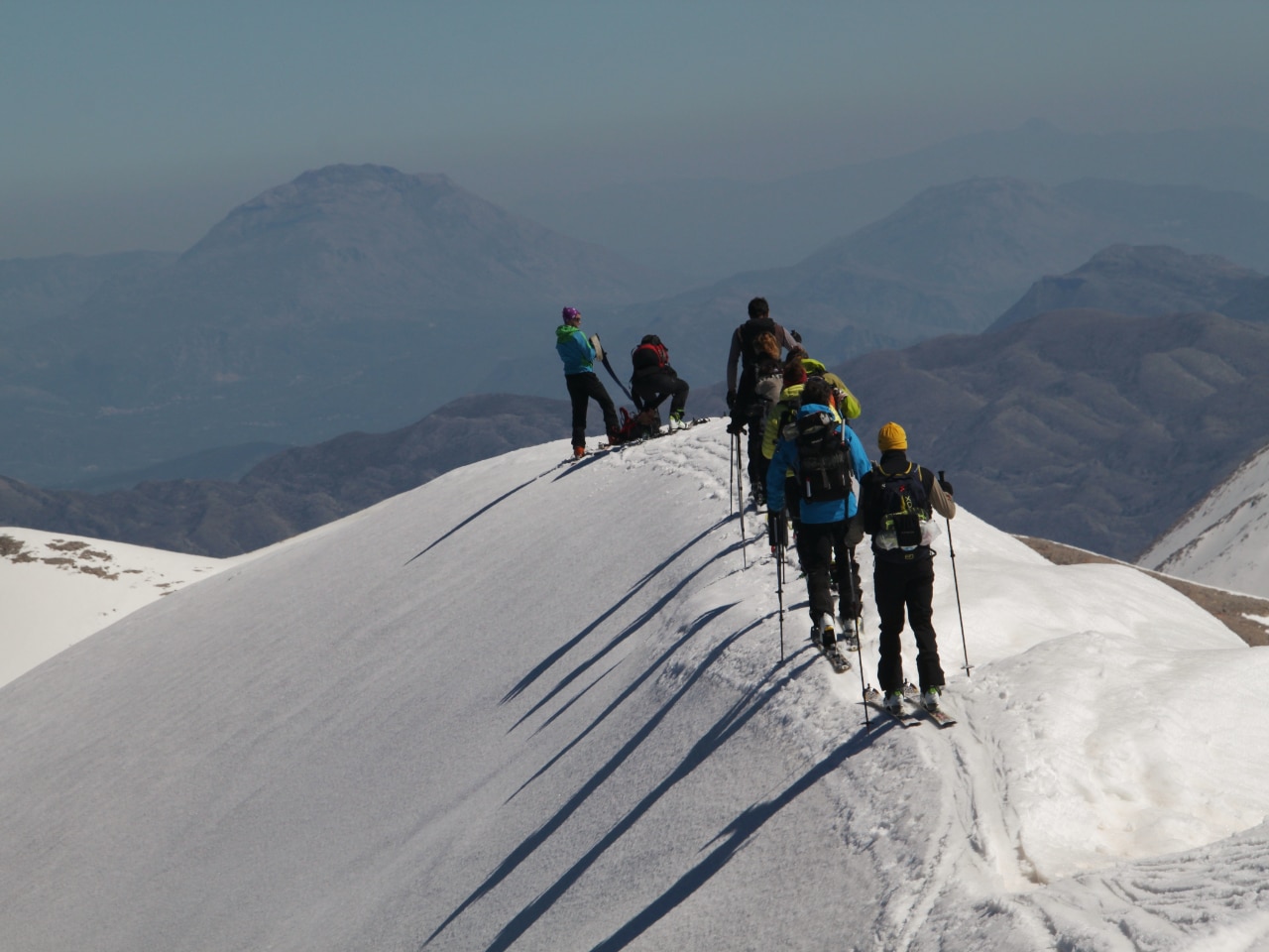 Mountaineering Ski In West Crete, ski winter crete, chania winter sports, white mountains ski, lefka ori ski, winter activities chania crete, crete travel, best ski tours crete