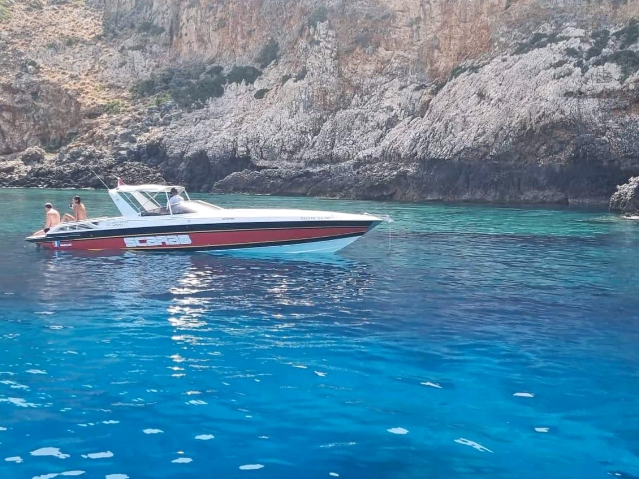 Powerboat Tour to Balos Lagoon and Gramvousa Island Half Day