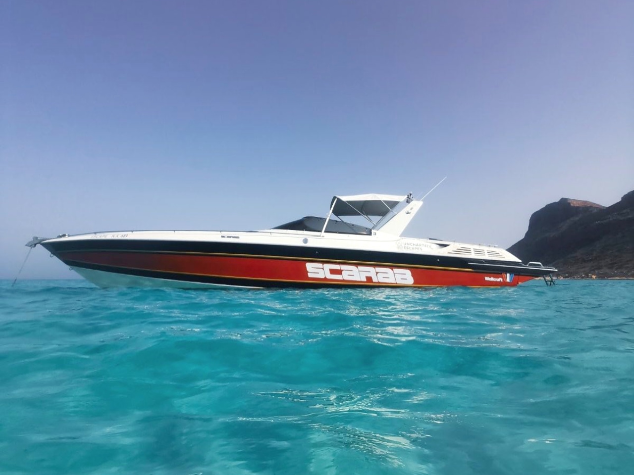 Powerboat Tour to Balos Lagoon and Gramvousa Island Half Day