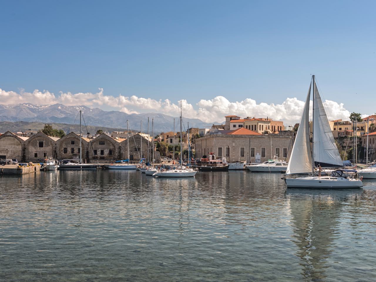 A Day Out Sailing Chania, Short Day Private sailing Tour, sailing chania crete, sailing activities chania, chania activities, best sailing trip chania crete, chania sailing theodorou island, agioi theodoroi island sailing chania, sail fishing summer, sailing in Crete