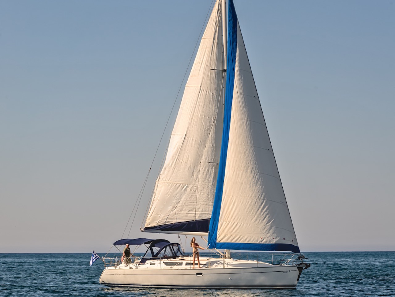 A Day Out Sailing Chania, Short Day Private sailing Tour, sailing chania crete, sailing activities chania, chania activities, best sailing trip chania crete, chania sailing theodorou island, agioi theodoroi island sailing chania, sail fishing summer, sailing in Crete