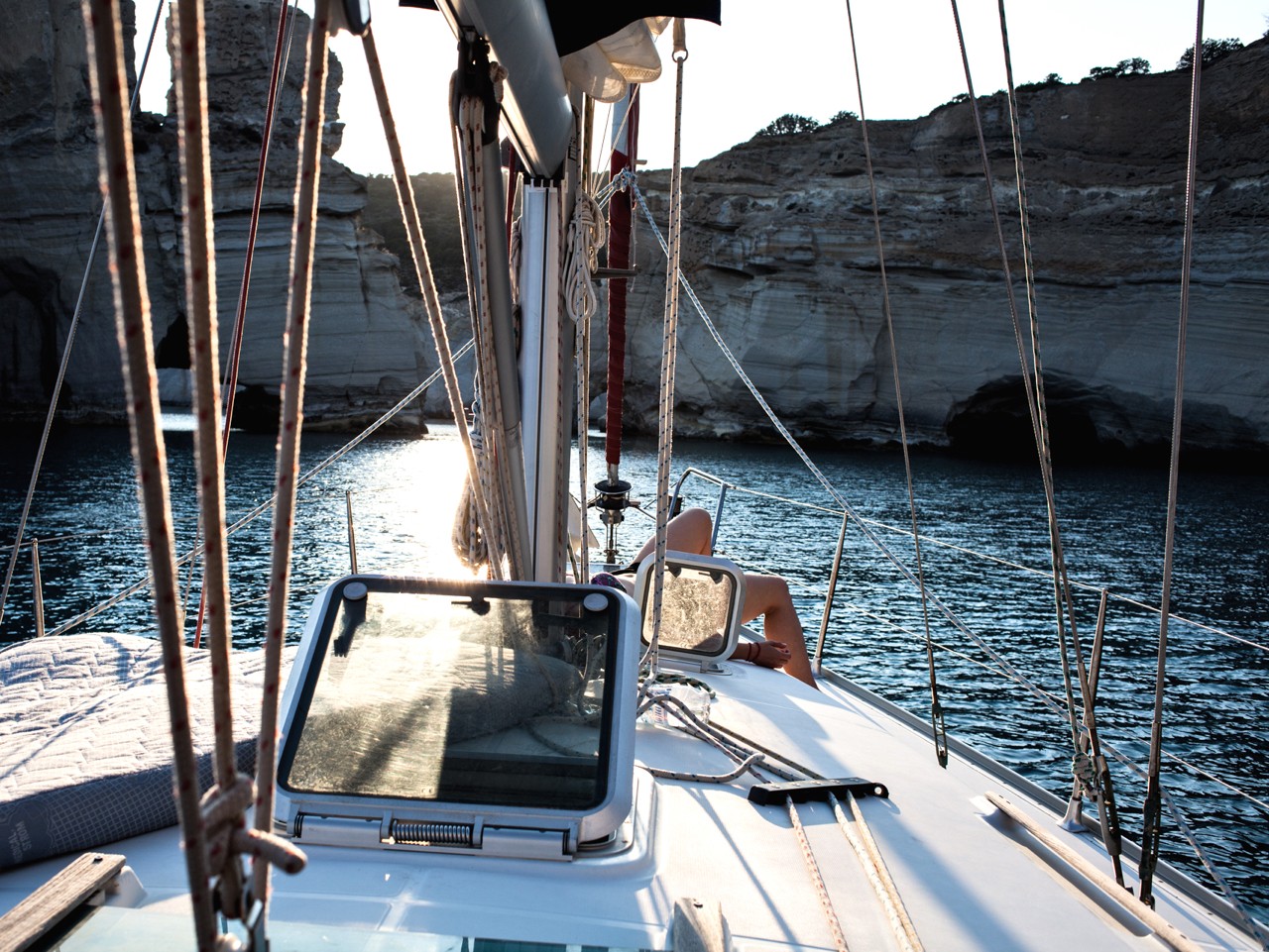 A Day Out Sailing Chania, Short Day Private sailing Tour, sailing chania crete, sailing activities chania, chania activities, best sailing trip chania crete, chania sailing theodorou island, agioi theodoroi island sailing chania, sail fishing summer, sailing in Crete