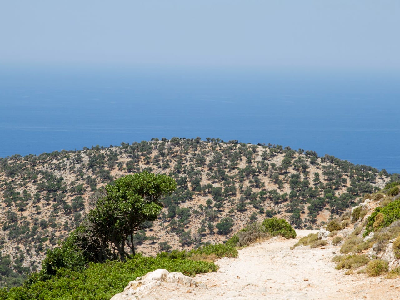 On the way to Katholiko Beach