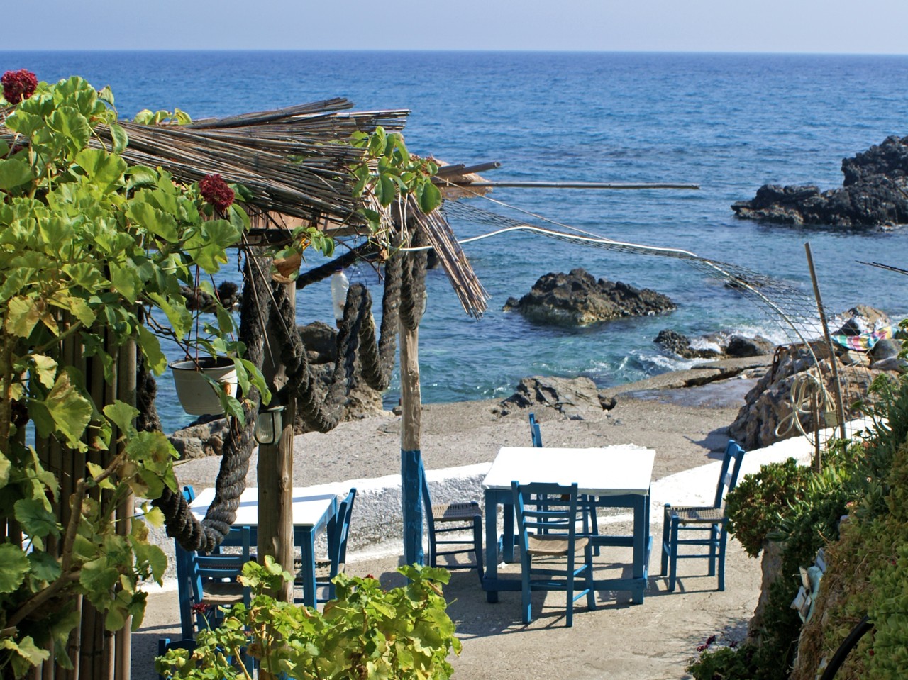 agia fotia taverna, agia fotini taverna rethimno crete, south rethimno best restaurant, agia fotia kerames rethimno