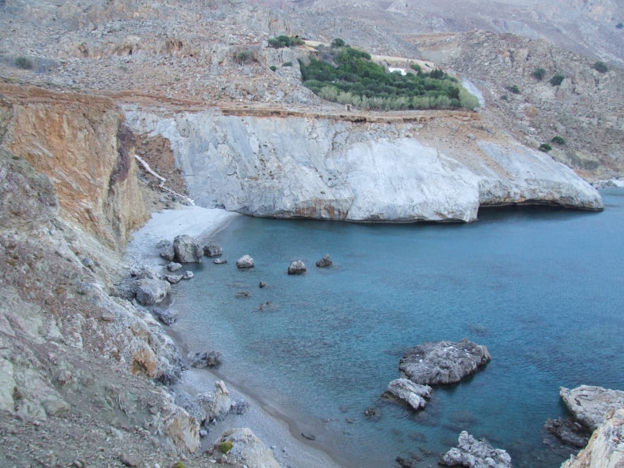 Koudoumas Monastery and beach 