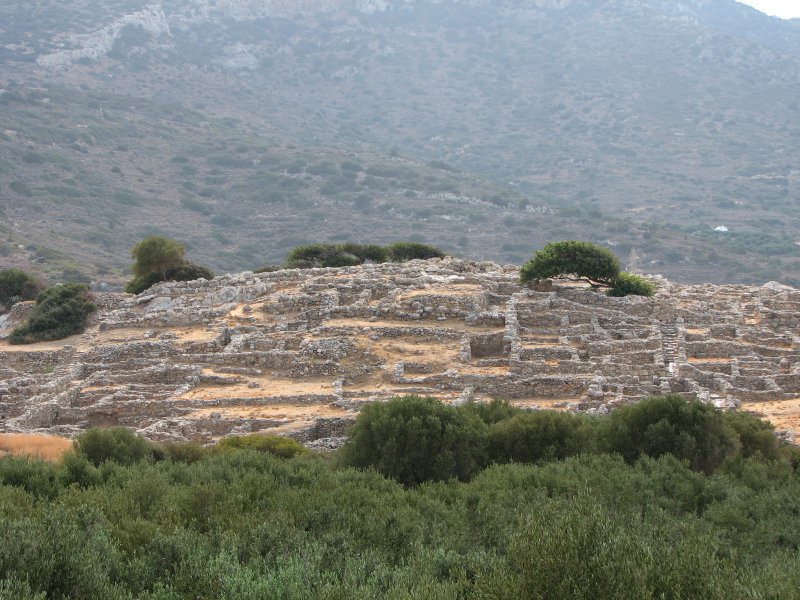 The nearby archaeological site of Gournia