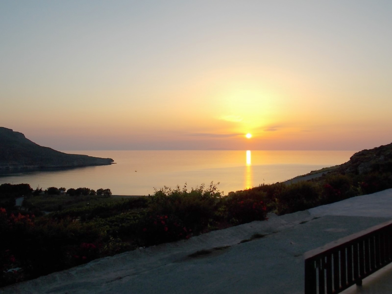 Sunrise at Kato Zakros Village