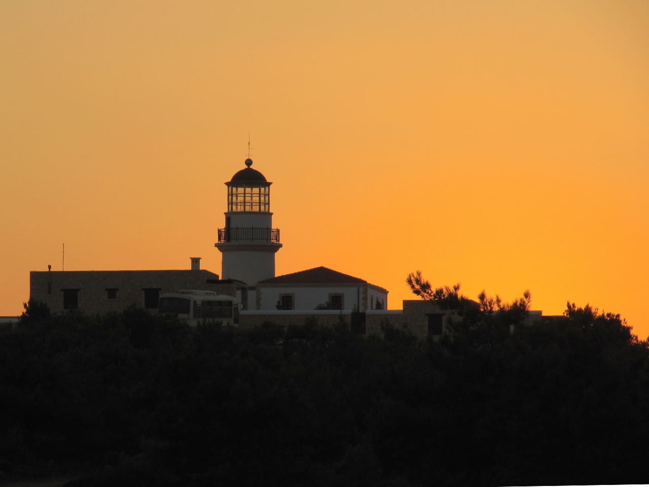 The lighthouse of Gavdos island 
