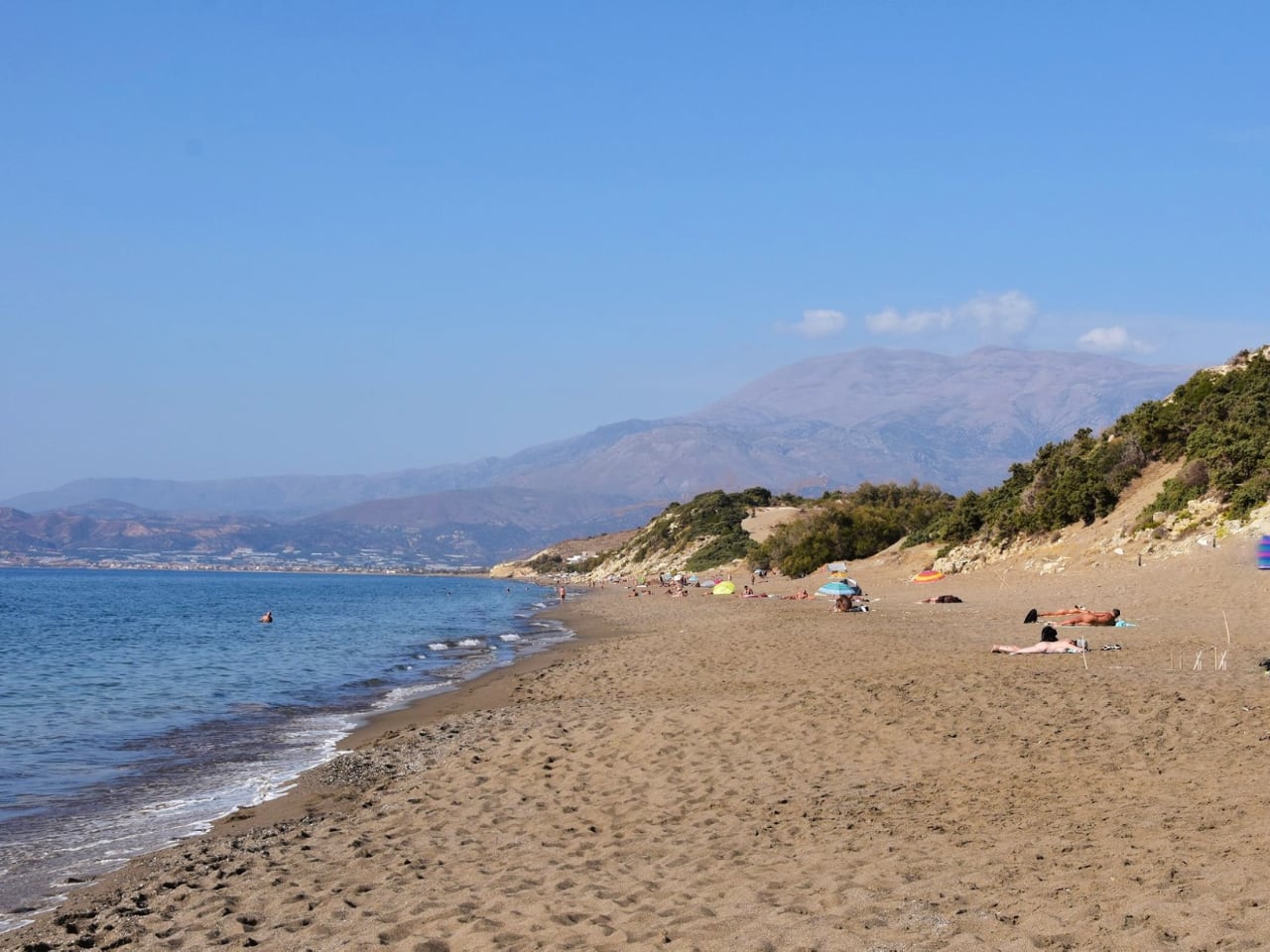 komos beach south heraklion crete