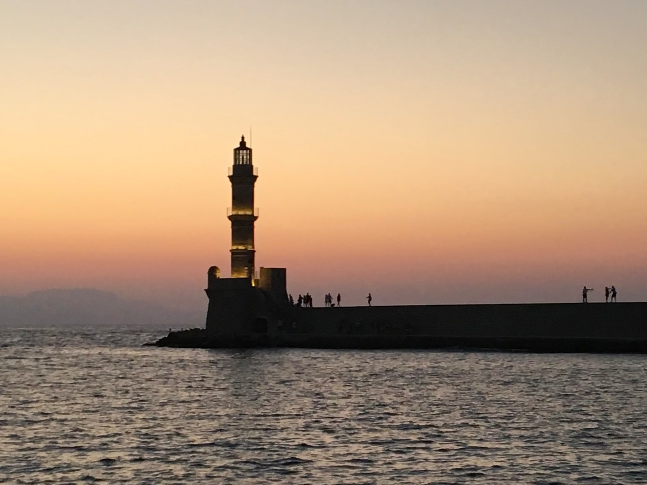 venetian lighthouse of chania, chania town 