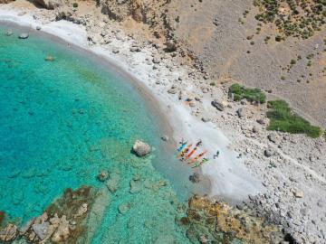 CreteTravel,South Crete,7 Days Sea Kayak Trip Western Crete