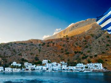 loutro village crete, south chania loutro village