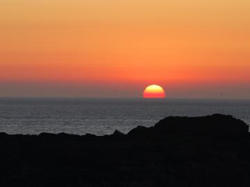 sunset, Amygdalia Villas, Sea View Villas Amygdalokefali Village Chania, Stone family villas near elafonisi beach, Elafonisi beach where to stay, Quiet location villas chania, Amygdalia Luxury Villas in Chania West Crete, luxury crete villas, west crete chania, holiday rentals chania